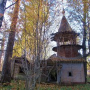 Часовня Николая Чудотворца, панорама с северной стороны<br>, Ялгандсельга, Пудожский район, Республика Карелия