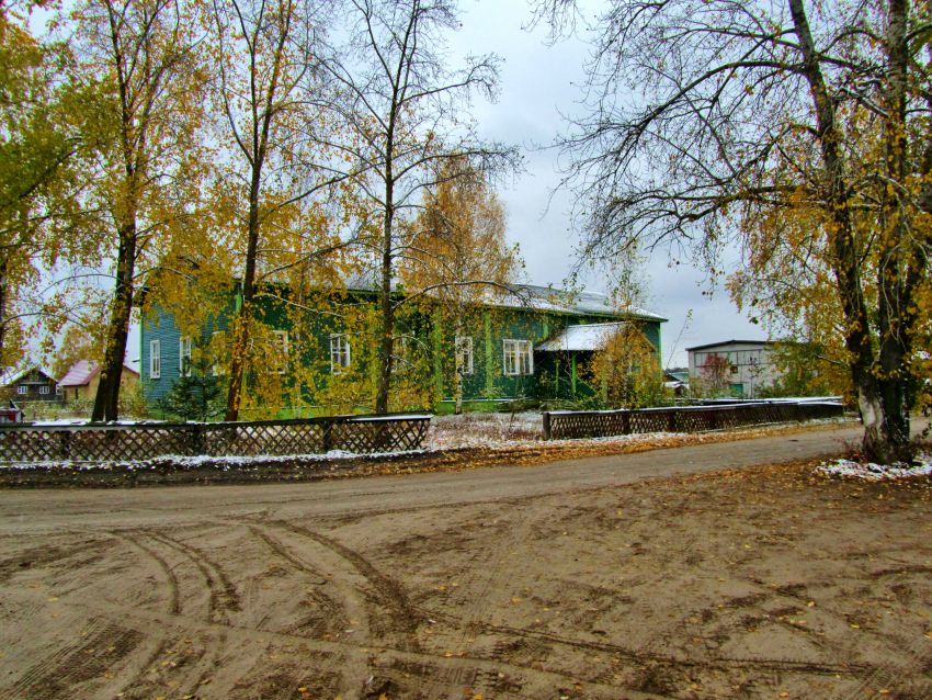 Церковь Александра Невского, Благовещенское (Вельский район, Архангельская область). фасады, вид с северо-востока