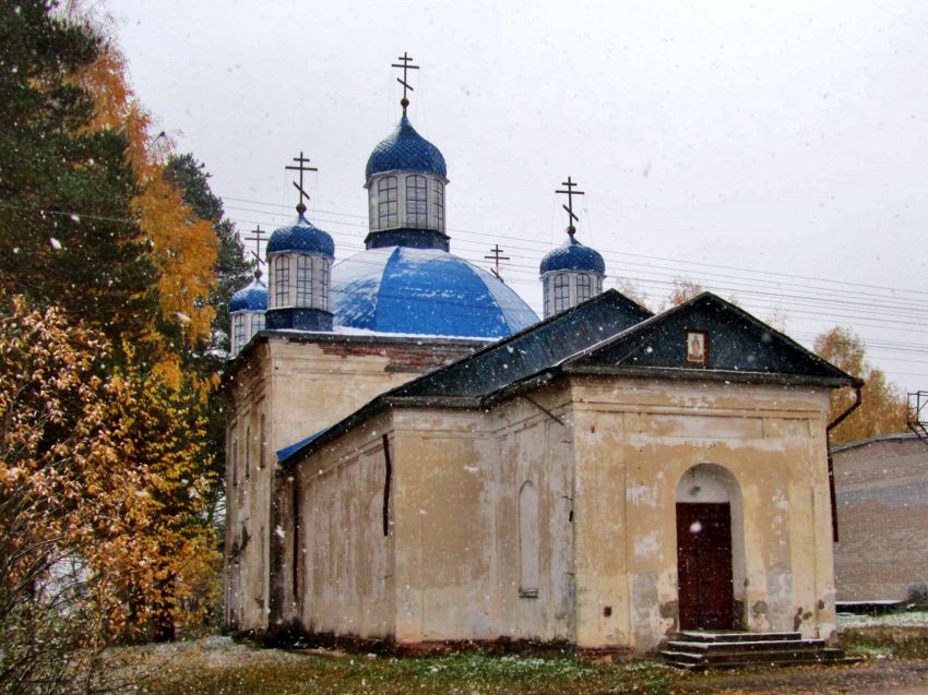 Церковь Илии Пророка, Погост (Судрома) (Вельский район, Архангельская область). фасады, вид с запада