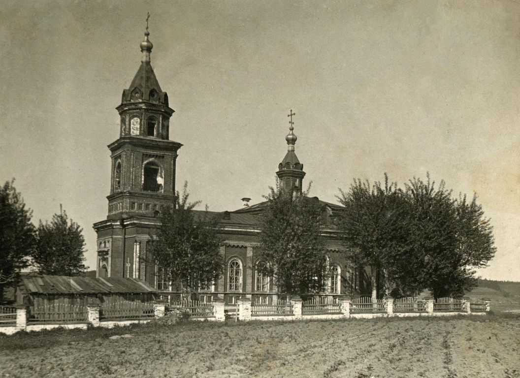 Старые Ляды. Церковь Сретения Господня. архивная фотография, Фото 1920-ых годов из коллекции Михаила Кориненко