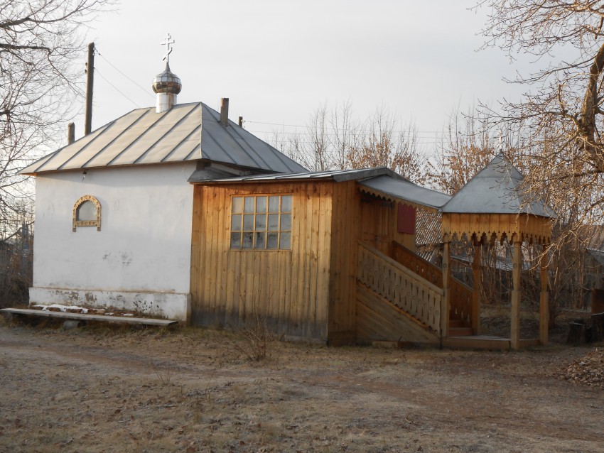 Часовня Сошествия Святого Духа, Русский Турек (Уржумский район, Кировская область). фасады, Вид с места расположения церкви