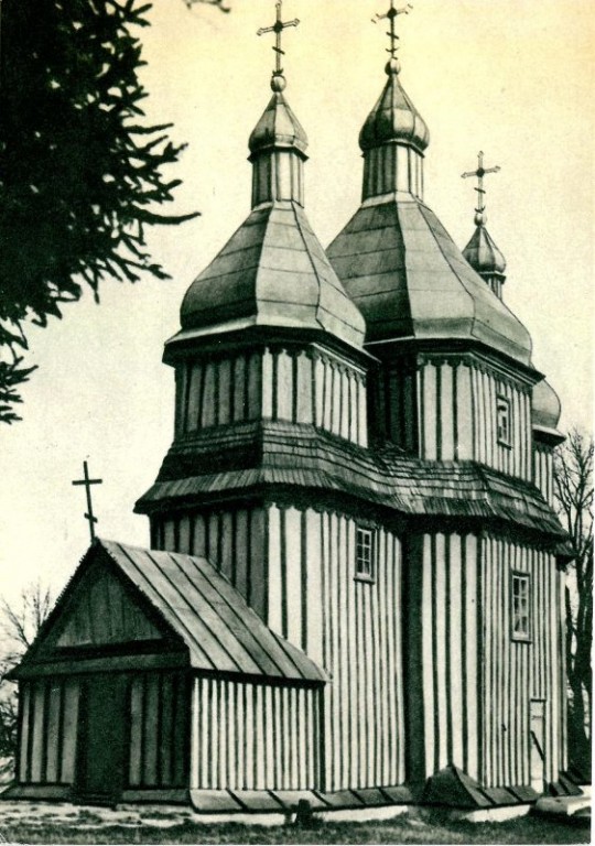 Церковь Михаила Архангела, Зиньков (Виньковецкий район, Украина, Хмельницкая область). архивная фотография, Фото 1969 года из фондов Ковровского историко-мемориального музея. Автор Р.П. Быкова