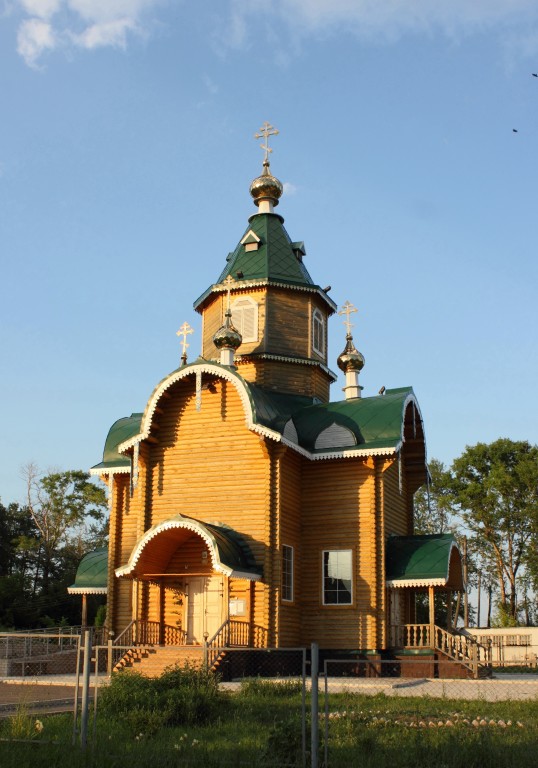 Кичма. Церковь Екатерины. фасады, Вид с юго-запада
