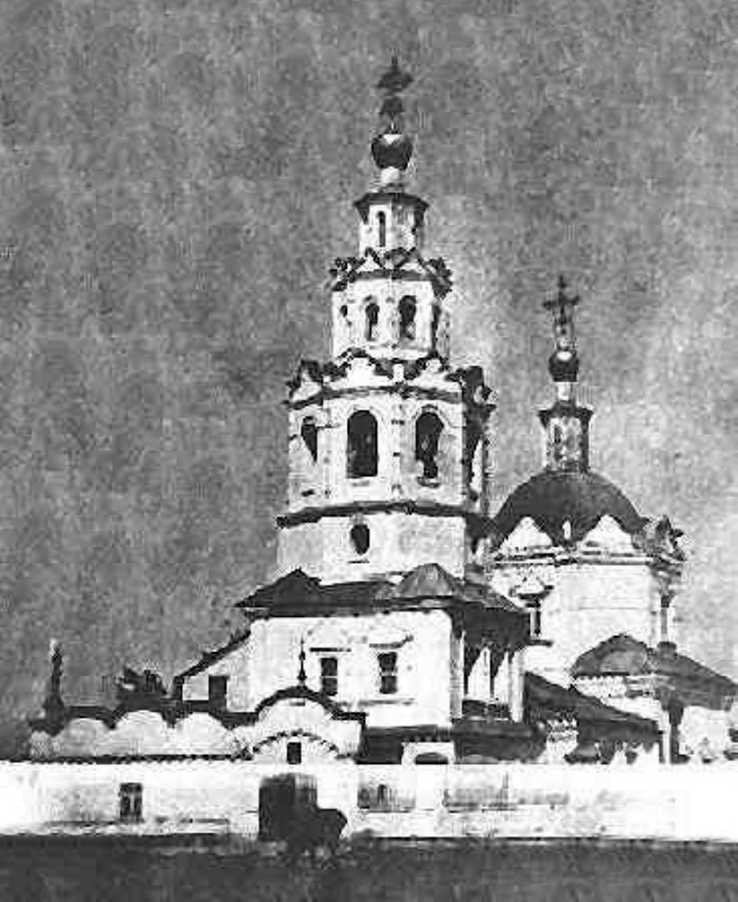 Свияжск. Церковь Николая Чудотворца. архивная фотография, Почтовая открытка 1900-х годов