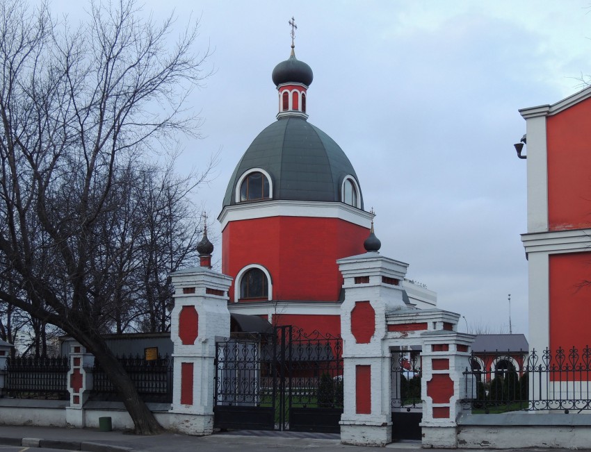 Мещанский. Храм-часовня Воздвижения Креста Господня. фасады