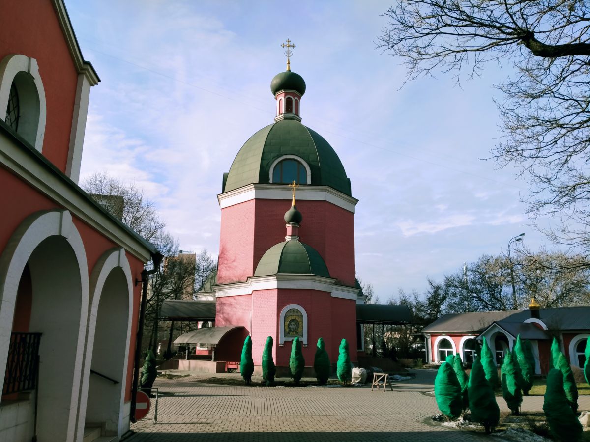 Мещанский. Храм-часовня Воздвижения Креста Господня. фасады