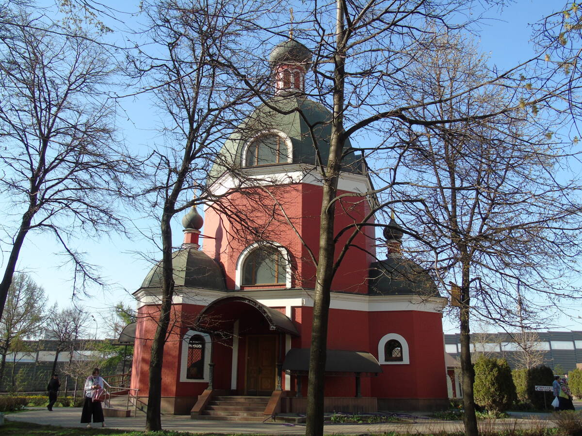 Храм-часовня Воздвижения Креста Господня, Мещанский (Центральный административный округ (ЦАО), г. Москва). фасады