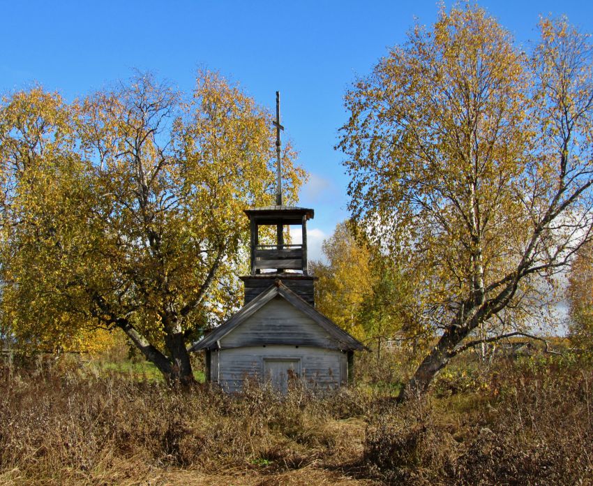 Часовня Антония Сийского, Поромское (Плесецкий район, Архангельская область). фасады, вид с запада