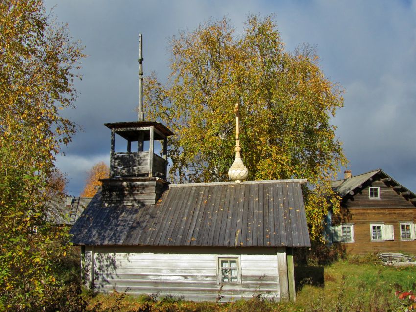 Часовня Антония Сийского, Поромское (Плесецкий район, Архангельская область). фасады, вид с юга