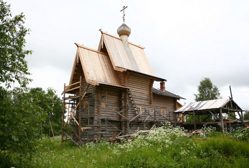 Шелоховская (Архангело). Церковь Пахомия Кенского. документальные фотографии