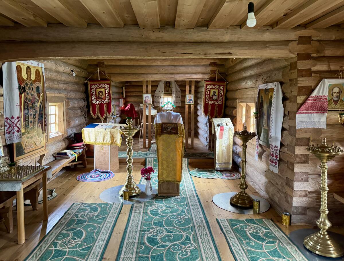 Церковь Пахомия Кенского, Шелоховская (Архангело) (Каргопольский район, Архангельская область). интерьер и убранство, Интерьер