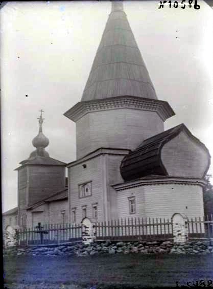 Павловский Николаевский погост, Погост, урочище (Каргопольский район, Архангельская область). архивная фотография, Фото Ильина М. А. 1927 г. из коллекции ГНИМА