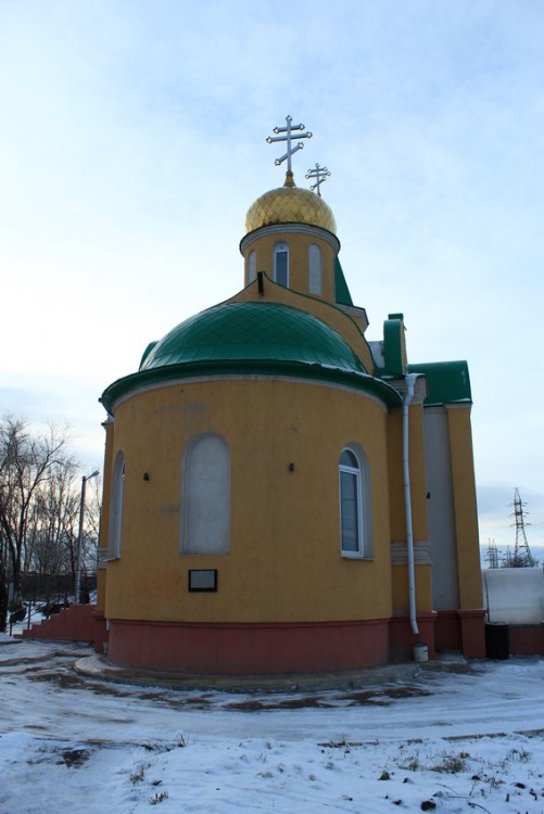 Церковь Всех Святых на Северном кладбище, Новокуйбышевск (Новокуйбышевск, город, Самарская область). фасады, Вид с востока, от ворот кладбища