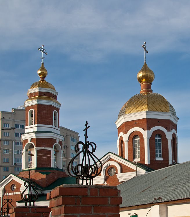 Церковь Серафима Саровского на Нижней площади, Новокуйбышевск (Новокуйбышевск, город, Самарская область). архитектурные детали