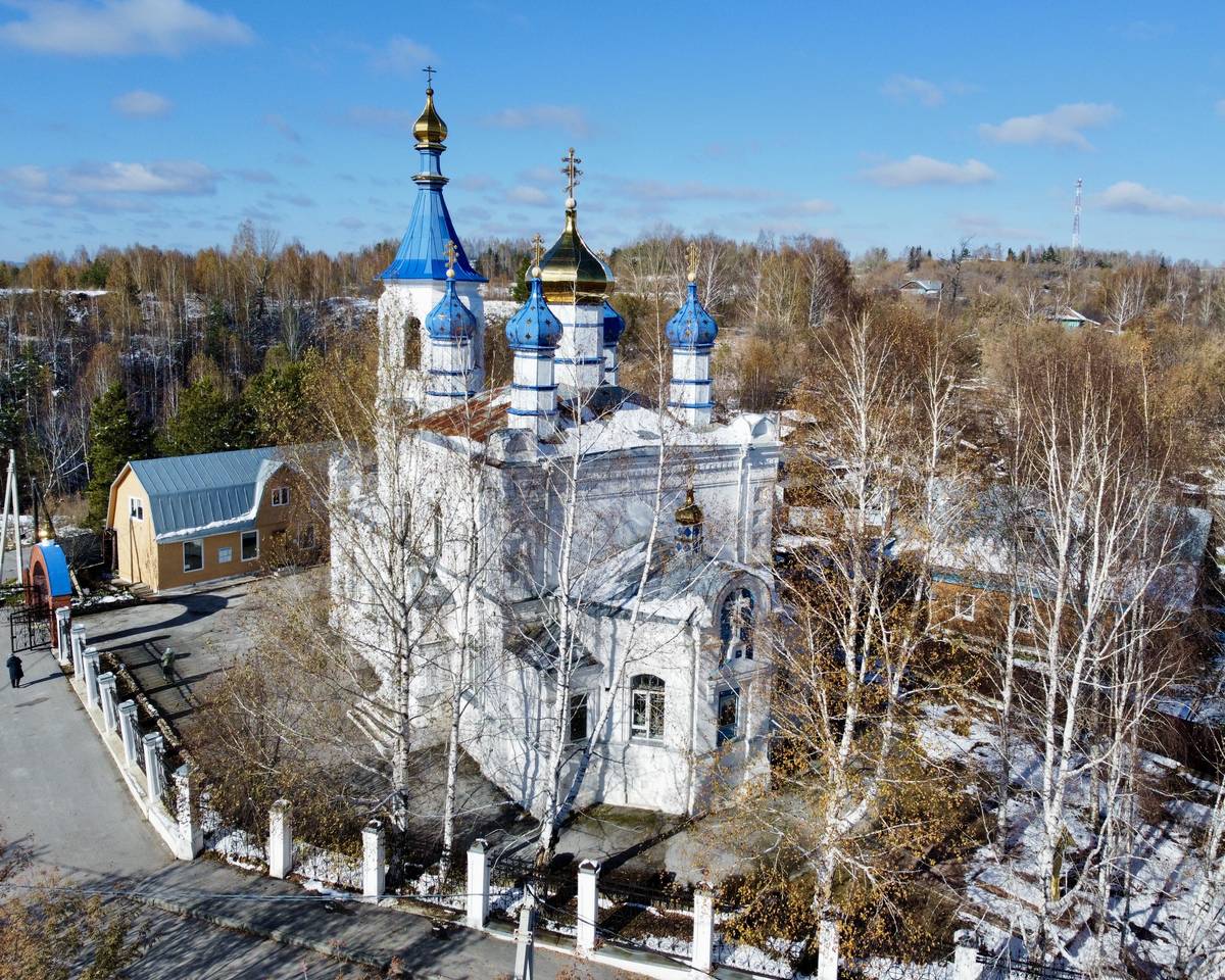 Церковь Петра и Павла, Салаир (Гурьевский район, Кемеровская область). фасады, Вид с востока