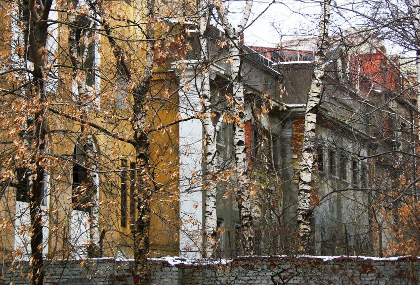 Домовая церковь Кирилла и Мефодия при бывшей Земледельческой школе, Хамовники (Центральный административный округ (ЦАО), г. Москва). фасады