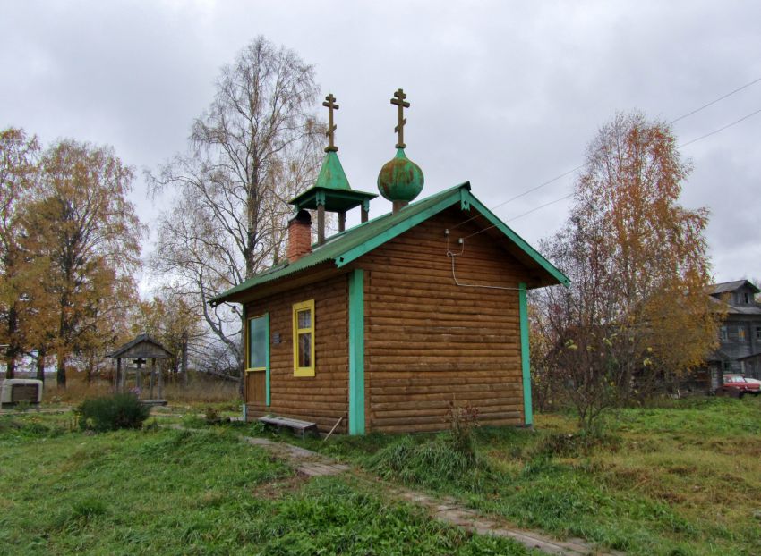 Часовня Кирилла Челмогорского, Печниково (Ватамановская) (Каргопольский район, Архангельская область). фасады, вид с юго-востока