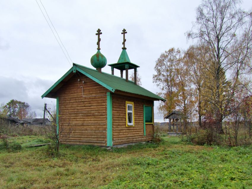 Часовня Кирилла Челмогорского, Печниково (Ватамановская) (Каргопольский район, Архангельская область). фасады, вид с северо-востока