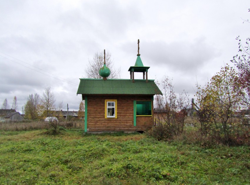 Печниково (Ватамановская). Часовня Кирилла Челмогорского. фасады, вид с севера