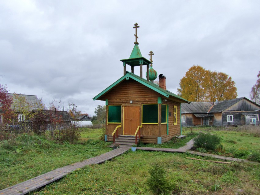 Печниково (Ватамановская). Часовня Кирилла Челмогорского. фасады, вид с запада