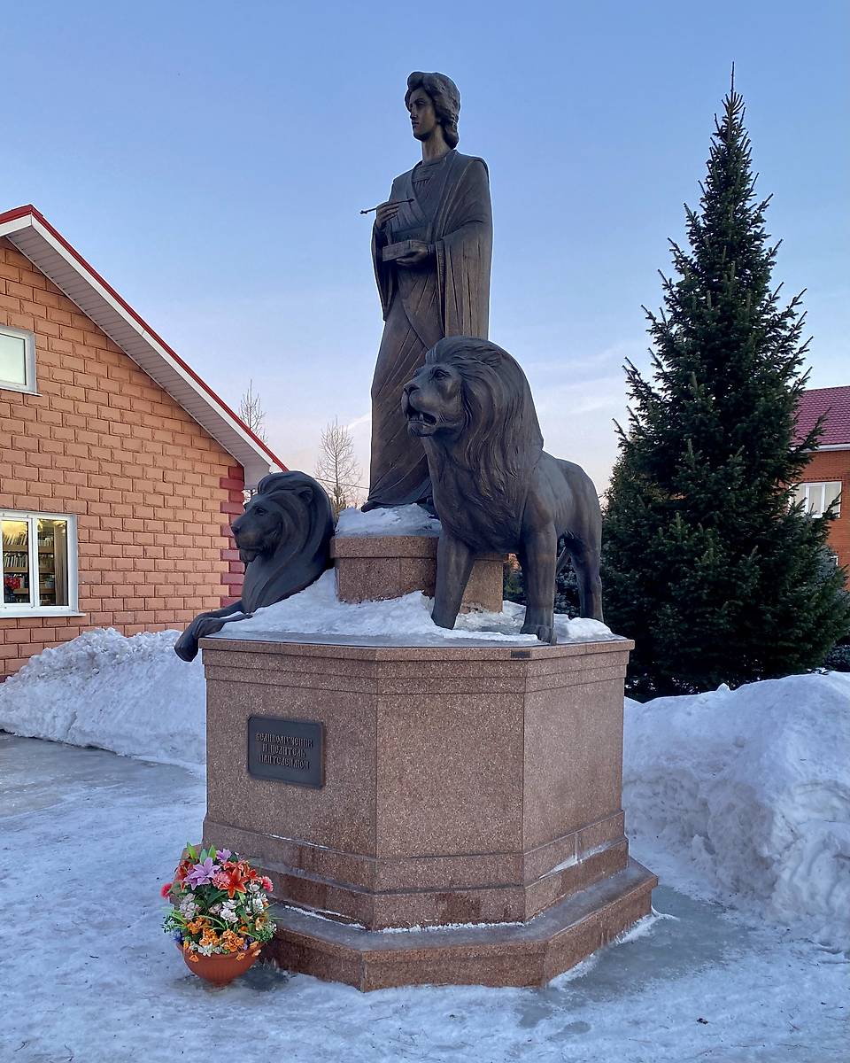 Памятник Пантелеимону, дополнительная информация. Пантелеимоновский мужской монастырь, Безруково (Новокузнецкий район и г. Новокузнецк, Кемеровская область)