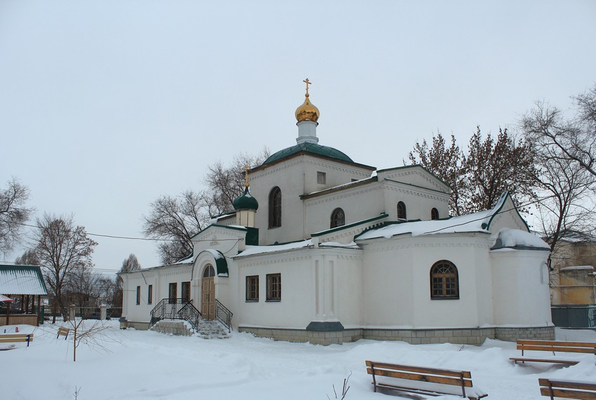 Церковь Илии Пророка, 116 километра, посёлок (Самара, город, Самарская область). общий вид в ландшафте
