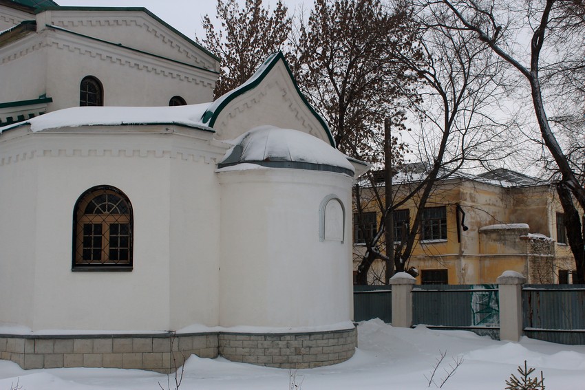 Церковь Илии Пророка, 116 километра, посёлок (Самара, город, Самарская область). архитектурные детали, Апсида церкви