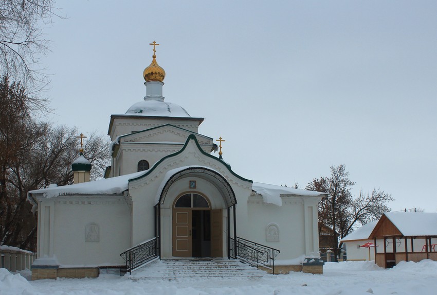 Церковь Илии Пророка, 116 километра, посёлок (Самара, город, Самарская область). общий вид в ландшафте