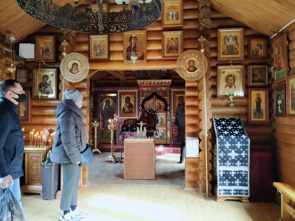 Церковь Владимирской иконы Божией Матери в Матвеевском, Очаково-Матвеевское (Западный административный округ (ЗАО), г. Москва). интерьер и убранство, общий вид интерьера