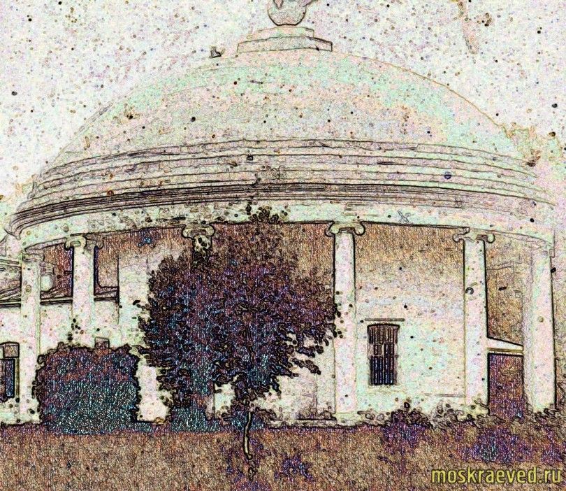 Церковь Троицы Живоначальной, Берёзки, урочище (Новомосковский административный округ (НАО), г. Москва). архивная фотография, Фото с сайта: http://www.moskraeved.ru/news/75-pamjatnik-kulturnogo-nasledija-vyjavlen-i-postavlen-na-uchet-v-tinao.html