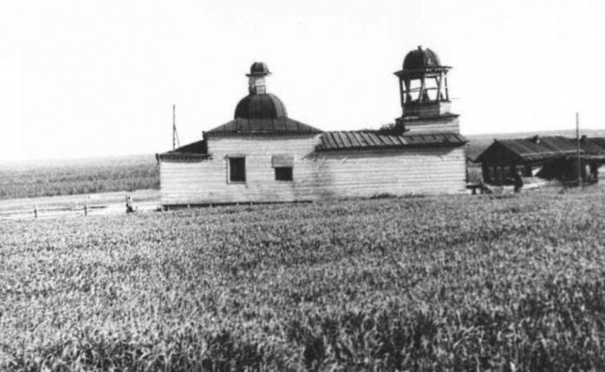 Церковь Казанской иконы Божией Матери, Казанский Ыб (Усть-Вымский район, Республика Коми). архивная фотография, Фото из паспорта ОКН http://kulturnoe-nasledie.ru/monuments.php?id=1100356000