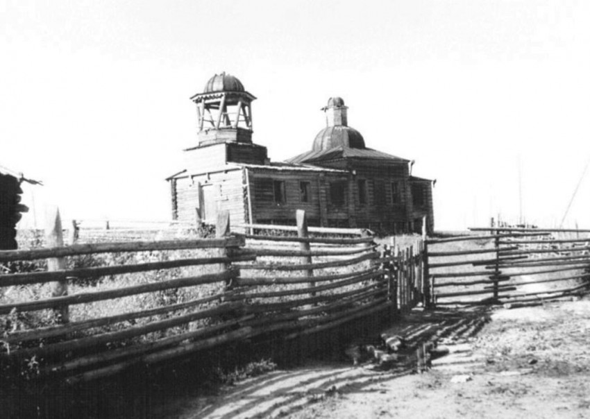 Церковь Казанской иконы Божией Матери, Казанский Ыб (Усть-Вымский район, Республика Коми). архивная фотография, Фото из паспорта ОКН http://kulturnoe-nasledie.ru/monuments.php?id=1100356000