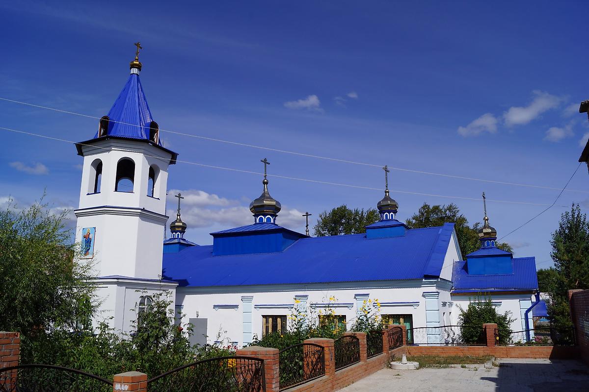 фасады. Церковь Покрова Пресвятой Богородицы, Мирный (Красноярский район, Самарская область)