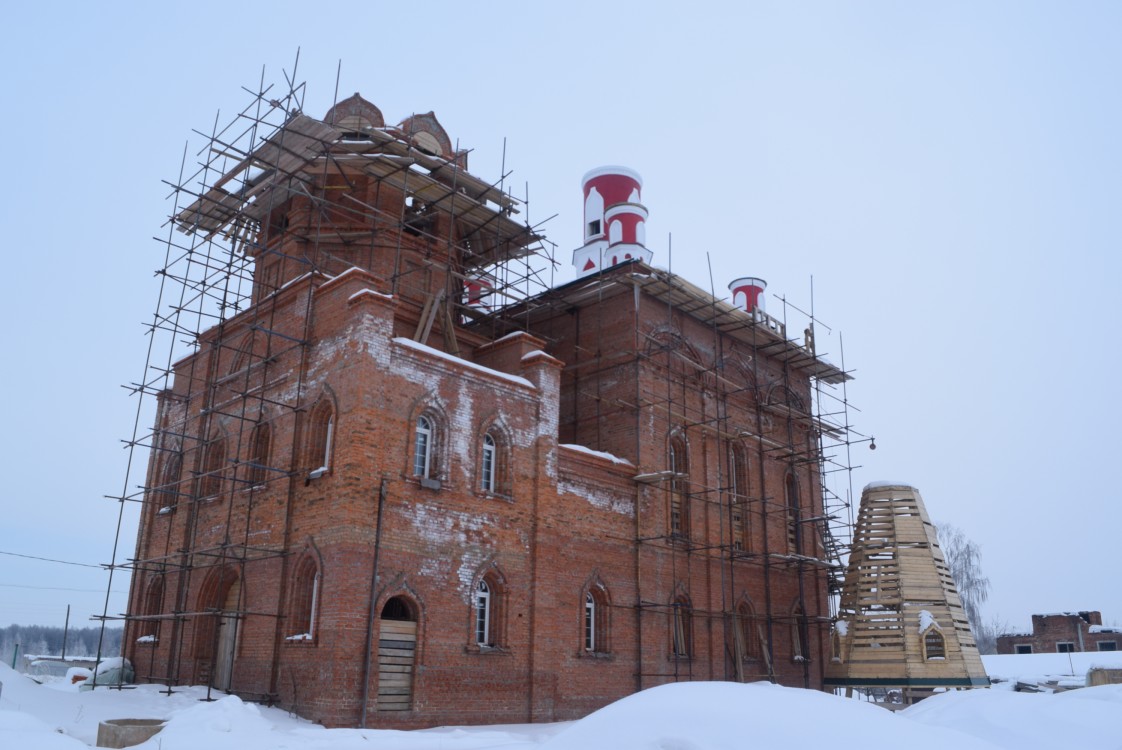 Церковь Кукши Печерского, Лесной (Мещовский район, Калужская область). дополнительная информация, вид с юго-западной стороны