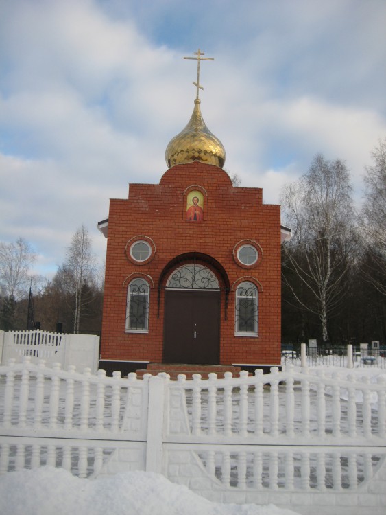 Часовня Виктора мученика, Городище (Городищенский район, Пензенская область). общий вид в ландшафте