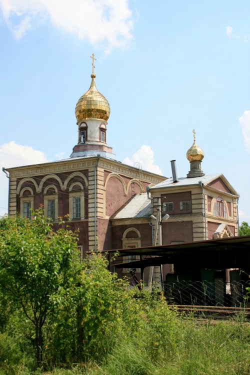 Церковь Троицы Живоначальной, Бургун-Маджары (Левокумский район, Ставропольский край). общий вид в ландшафте