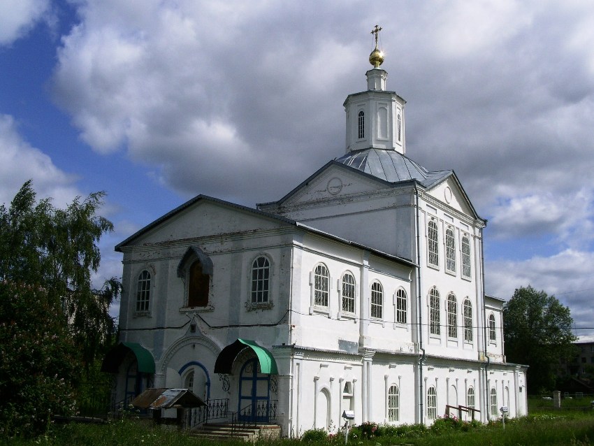 Котлас. Церковь Стефана Пермского. фасады, вид с юго-запада