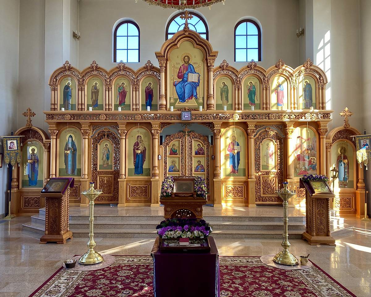 интерьер и убранство. Церковь Рождества Пресвятой Богородицы, Глинка (Тосненский район, Ленинградская область)