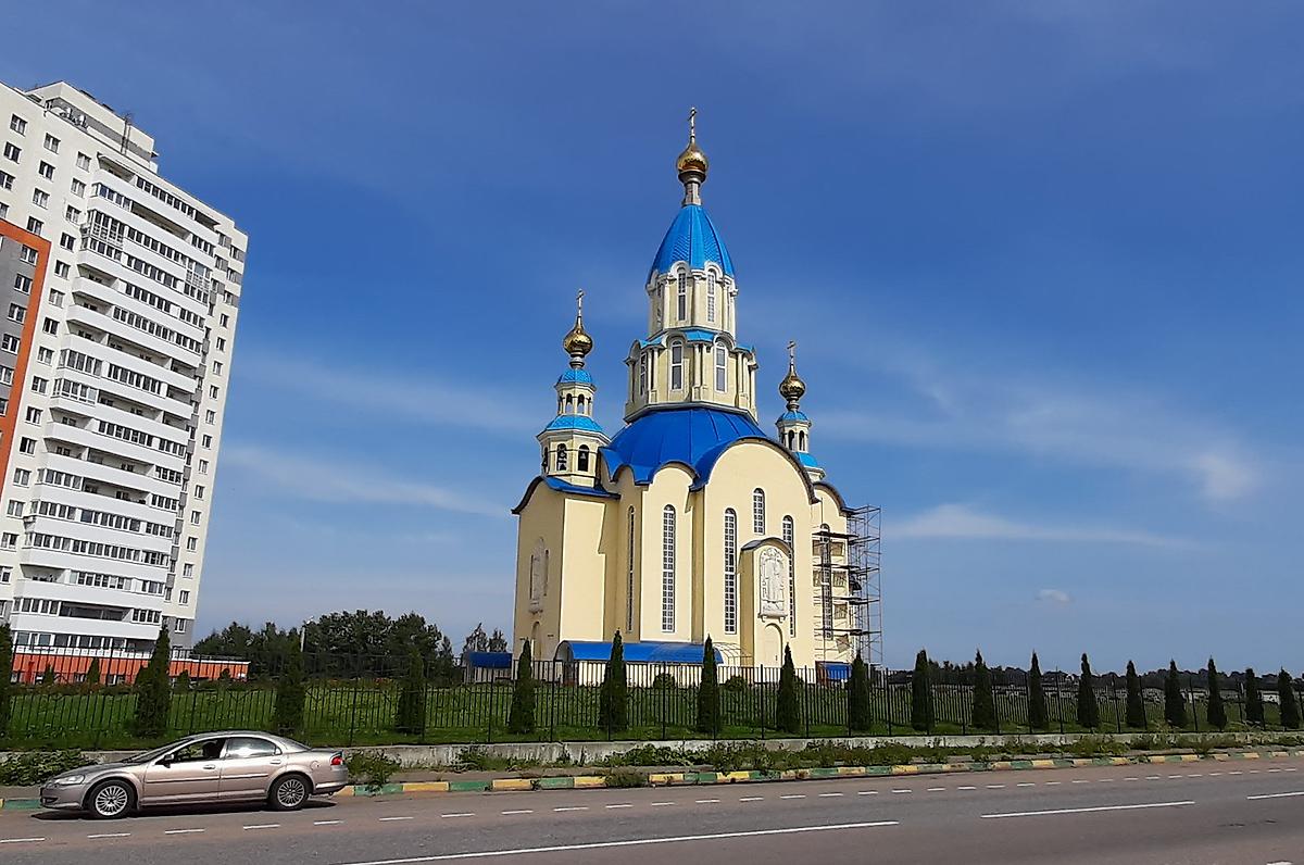 фасады. Церковь Благовещения Пресвятой Богородицы в Пригородном, Выборгский район (Санкт-Петербург, г. Санкт-Петербург)