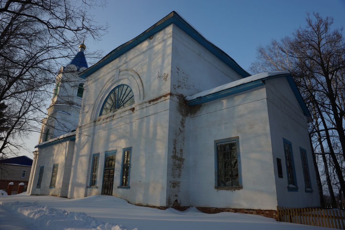 Церковь Михаила Архангела, Архангельское (Коми-Пермяцкий округ, Юсьвинский район, Пермский край). фасады