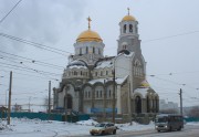 Церковь Всех Святых на Верхних Ямах, Вид церкви на завершающем этапе отделочных работ сверху по улице Тухачевского<br>, Самара, Самара, город, Самарская область