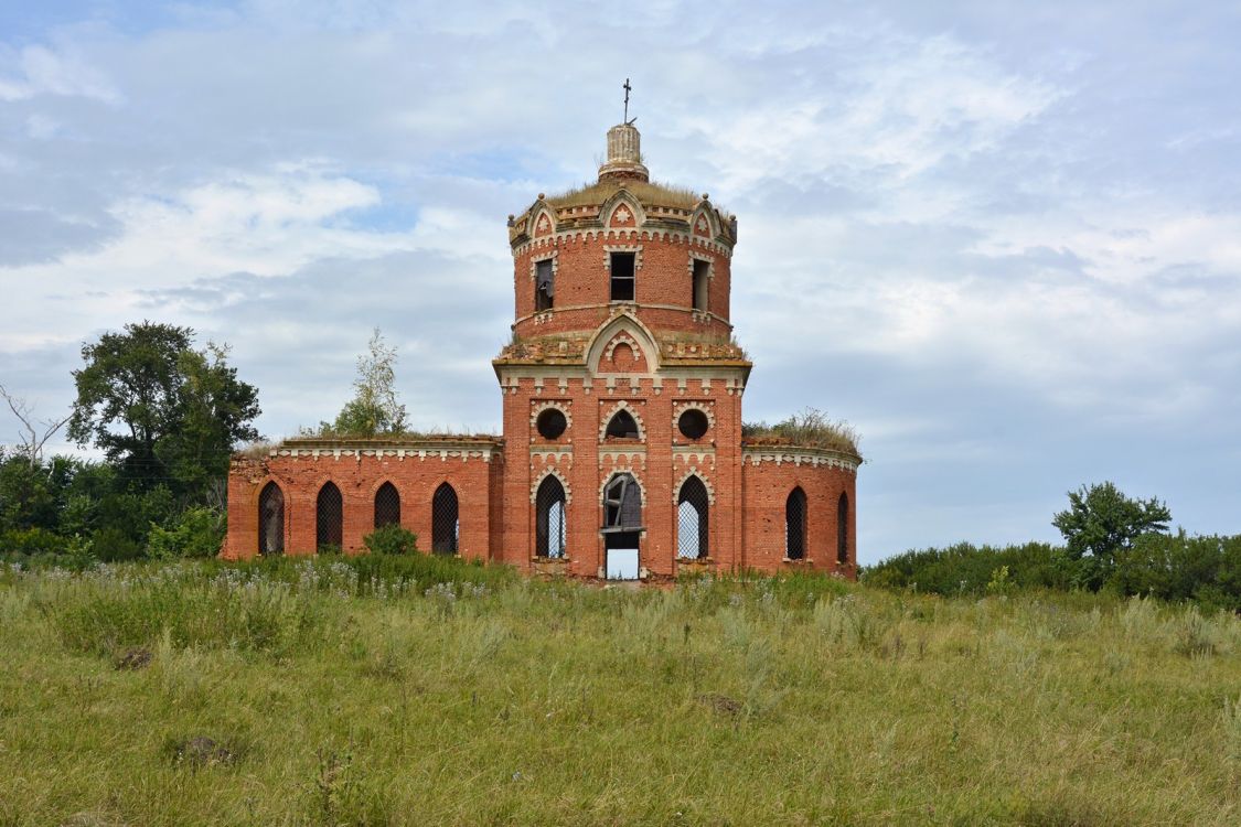 Поповка (Рыхотка). Церковь Николая Чудотворца. фасады, Южный фасад