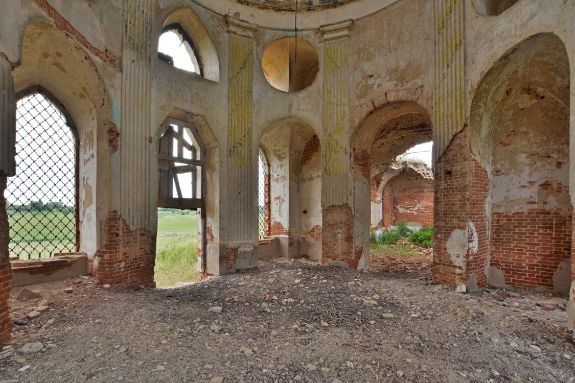 Церковь Николая Чудотворца, Поповка (Рыхотка) (Куркинский район, Тульская область). интерьер и убранство, Юго-западная сторона основного объема