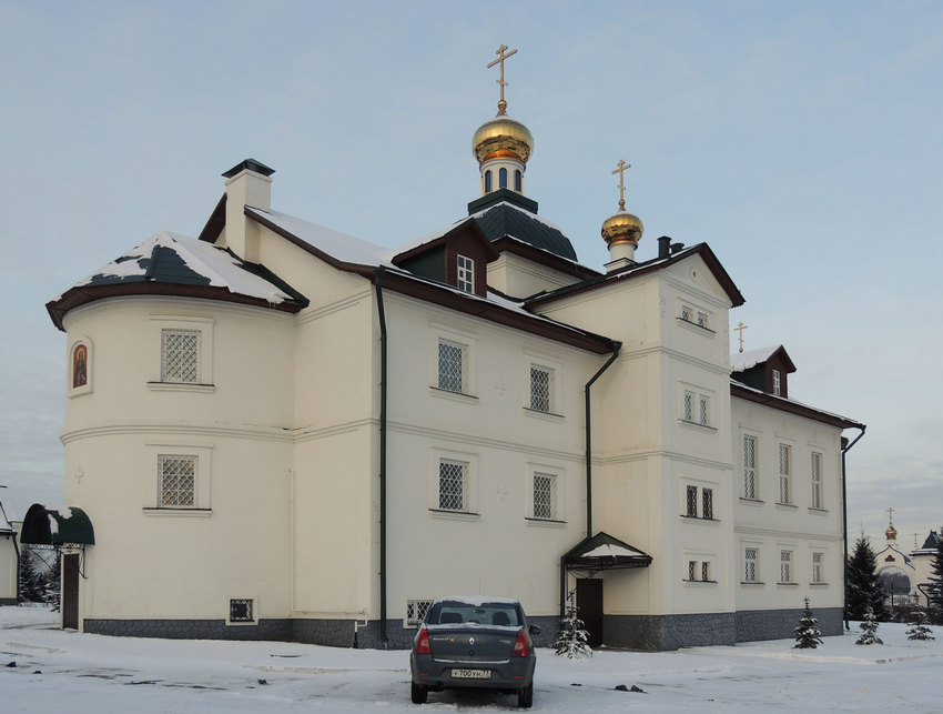 Бородино. Церковь Владимирской иконы Божией Матери. общий вид в ландшафте