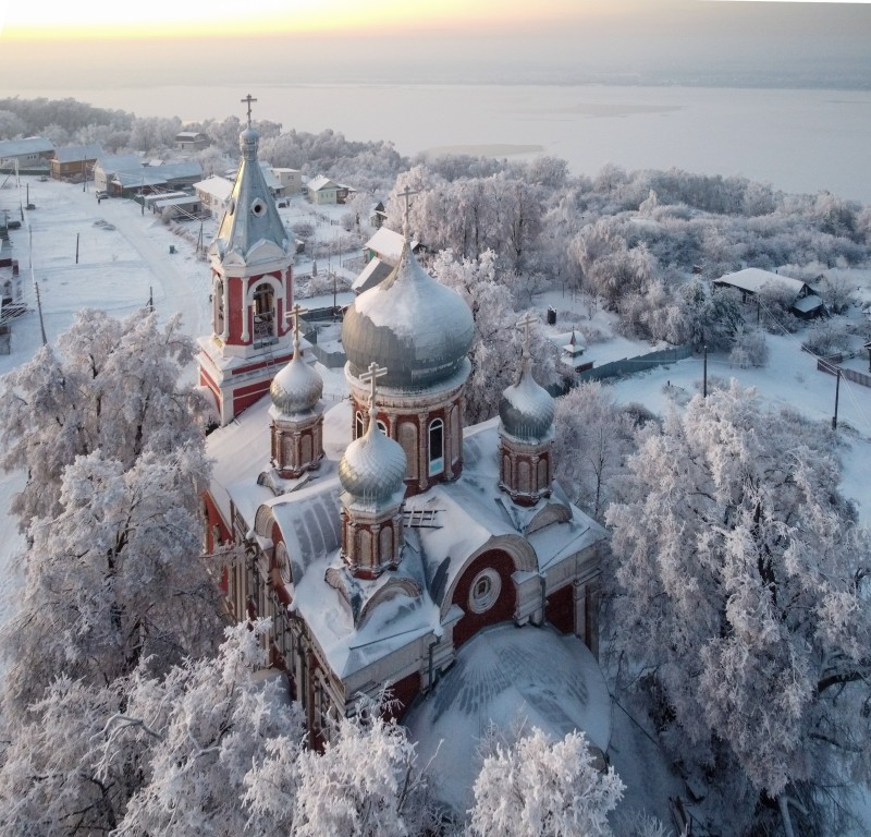 Церковь Николая Чудотворца, Просек (Лысковский район, Нижегородская область). архитектурные детали