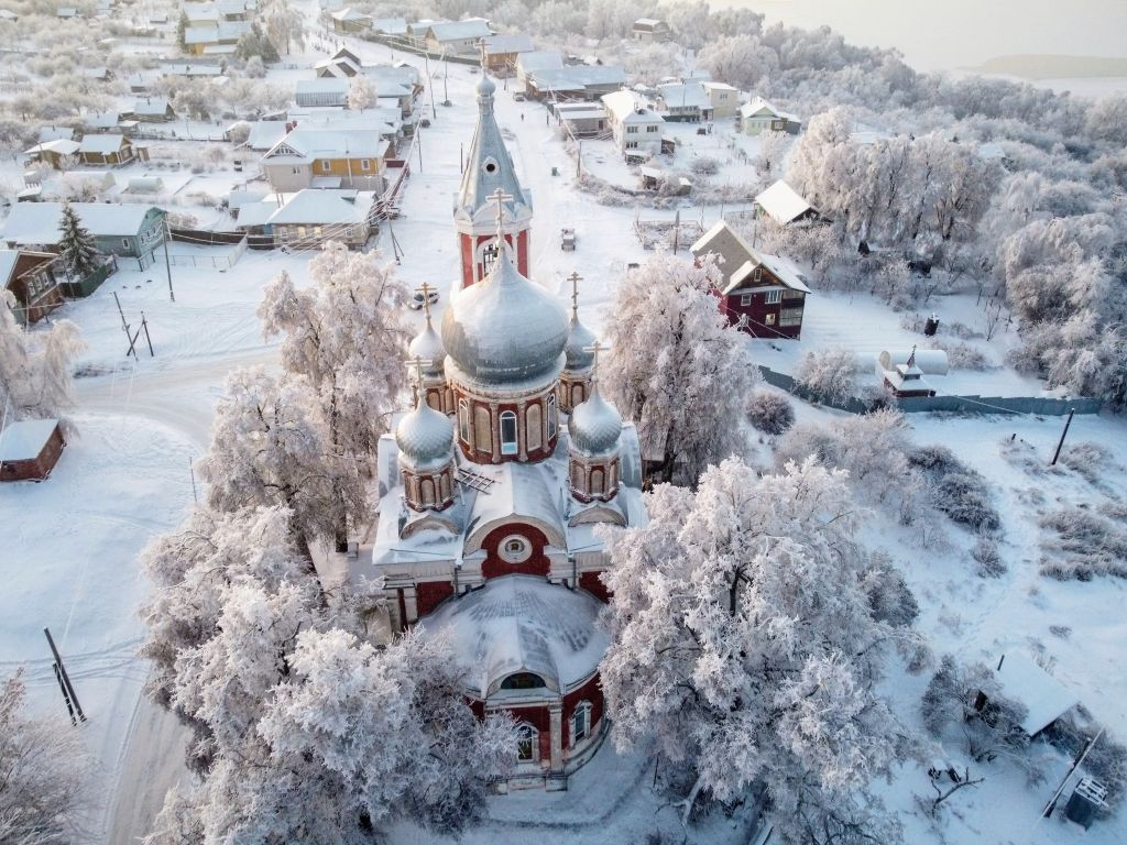 Просек. Церковь Николая Чудотворца. фасады