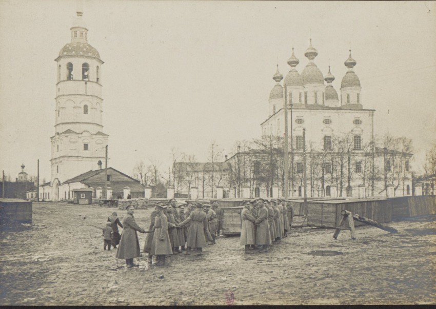 Архангельск. Кафедральный собор Троицы Живоначальной. архивная фотография, Кафедральный Собор во имя Святой Троицы (1709-1929).Альбом 