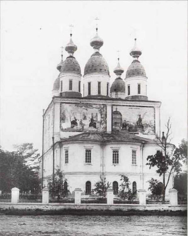 Архангельск. Кафедральный собор Троицы Живоначальной. архивная фотография, Троицкий собор , http://www.yurasik.vov.ru/page31.html