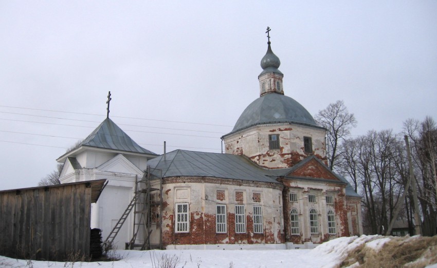 Пелегово. Церковь Спаса Преображения. фасады