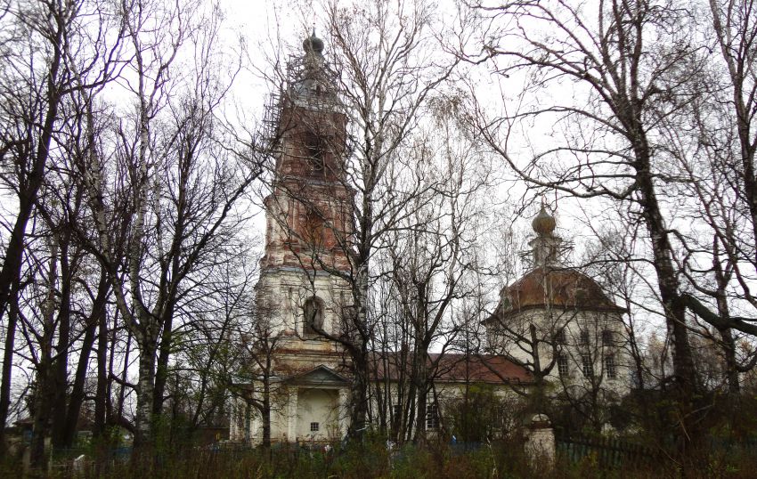 Цыкино. Церковь Вознесения Господня. фасады